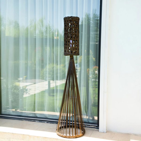 آباژور بلند حصیربافت پلی راتان