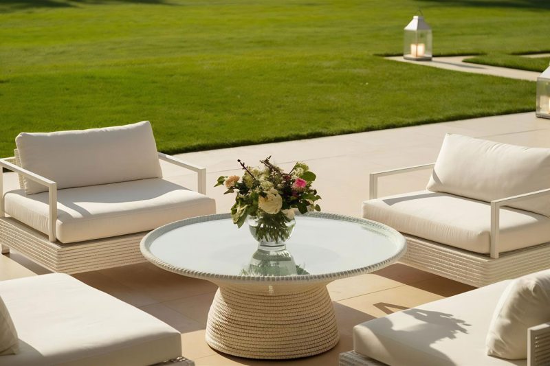 مبلمان فضای باز لوکس چگونه است 800x533